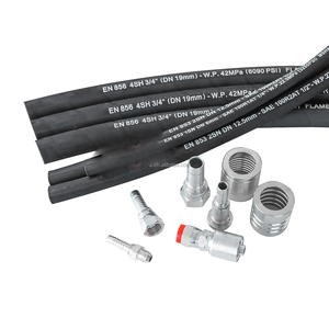 Blince Flexible High Hydraulic <b>Rubber</b> <b>Hose</b> Pipe with Connector for Jet Car Washing Cleaning - Product Image 3