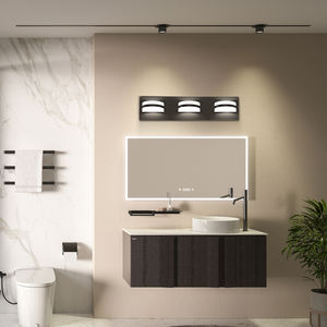 Lampes LED murales à intensité variable IP44 3CCT <span class=keywords><strong>avec</strong></span> CRI 90 élevé pour <span class=keywords><strong>salle</strong></span> <span class=keywords><strong>de</strong></span> <span class=keywords><strong>bain</strong></span> et chambre modernes – Stock disponible - Product Image 1