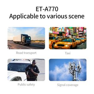 Radio mobile 4G LTE pour <span class=keywords><strong>taxi</strong></span>, radio VHF UHF PoC, radio mobile ET-A770, réseau mobile, émetteur-récepteur mobile, radio de véhicule, talkie-walkie - Product Image 4