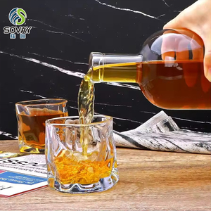 Bottiglie per <span class=keywords><strong>Vodka</strong></span> e Vino Trasparenti Sigillate a Forma di Clessidra con Fondo Rinforzato Personalizzabili con Logo - Product Image 6