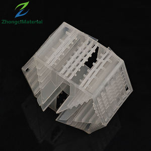 วัสดุอัดแน่นพลาสติก Zhongci ขนาด 2.3 นิ้ว 3.5 นิ้ว สำหรับกรองน้ำ ทำจากพลาสติก PP RPP PVC CPVC รูปทรง LanPack/หกเหลี่ยม ทนทาน - Product Image 5