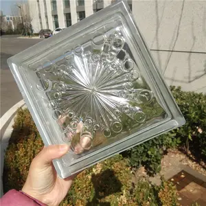 Kunst Kristal Glas Blok Decoratieve Heldere Glazen Baksteen Voor Het Bouwen Van Wandtegel