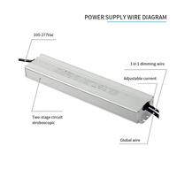 Controlador LED Tbwtek con HPF Aislado de 1000W, Sin Parpadeo, IP67, Atenuación de 0-10v, Controladores de Iluminación LED de Corriente Constante para Luces de Cultivo LED