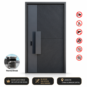 <span class=keywords><strong>Puerta</strong></span> Pivotante de <span class=keywords><strong>Entrada</strong></span> de Aleación de Aluminio para Casas, Apartamentos, Hoteles y Villas - <span class=keywords><strong>Puerta</strong></span> de <span class=keywords><strong>Entrada</strong></span> Impermeable - Product Image 3