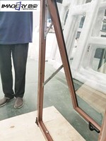 Fenêtre à auvent en aluminium pour cuisine, salle de bain, balcon, ventilation avec moustiquaire