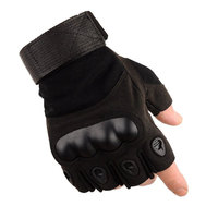 Precio de fábrica Guantes deportivos tácticos de medio dedo y dedo completo Nudillo de cuero de motocicleta transpirable para acampar Moto mejorado