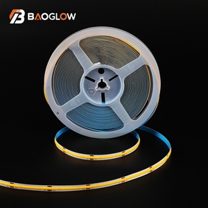 Factory Price 12W 12/24Volt 8mm Flexible 320 Cob Led <b>Strip</b> Cob Lights <b>Strip</b> 12v for Bedroom Furniture 320 Led Roll White - Product Image 3