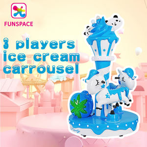 Công Viên Giải Trí Bán Chạy Mới Băng Chuyền Trẻ Em Chơi Nhạc Nhấp Nháy Hấp Dẫn Với 3 Chỗ Ngồi - Product Image 2