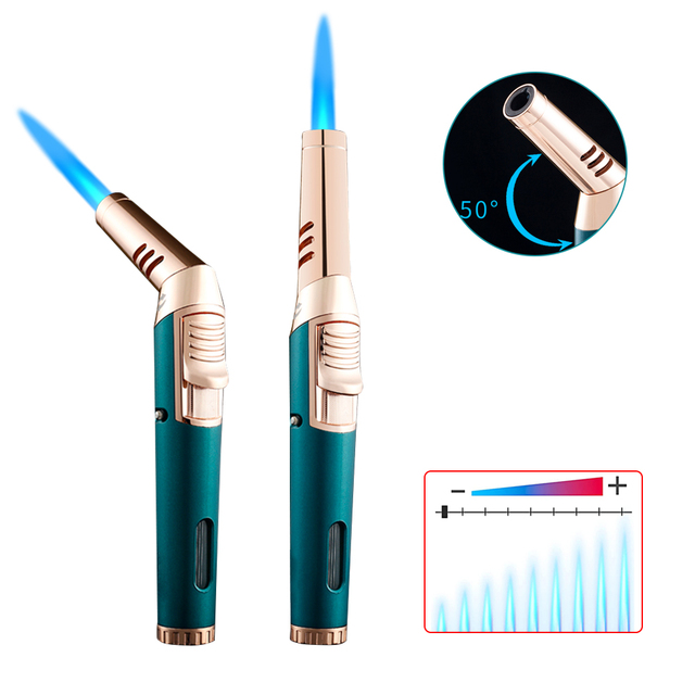 Wholesale Factory Direct Ignition Gun Gas Lighter with Adjustable Inflation Angle