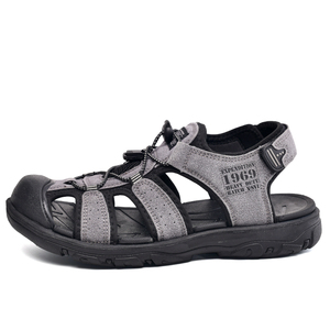 <span class=keywords><strong>Sandales</strong></span> d'été pour hommes en <span class=keywords><strong>cuir</strong></span>, nouveau design, à bout rond, tendance, les plus vendues 2026 - Product Image 4