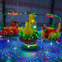 Manège électrique miniature rotatif pour enfants, jeu de carrousel pour enfants, machine de jeu pour enfants