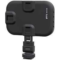 Luz de Videoconferencia Recargable de 2200mAh con Clip, CRI>97, Temperatura de Color Tricolor (2500-6500K), Resistente al Agua y a los Golpes