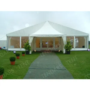 15X35 Outdoor Tijdelijke Luxe Wedding Party Glas Marquee Tent Te Koop In Guangzhou