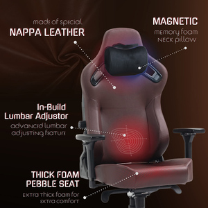 Chaise de gaming en tissu style course avec coussin épais et accoudoirs 4D, <span class=keywords><strong>fournisseur</strong></span> populaire en Espagne - Product Image 6