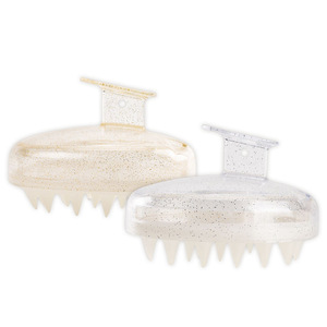 Brosse de massage ovale en silicone Wanmei avec dents douces, outil de nettoyage des cheveux imperméable - Product Image 3