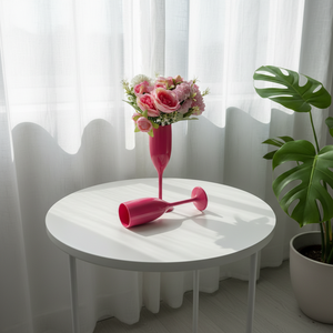 Bicchieri da Vino in Plastica, Calici in Acrilico Infrangibili e Riutilizzabili, per Matrimoni e Feste - Product Image 4