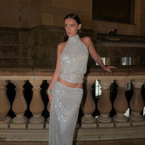 Robe de soirée élégante en satin <span class=keywords><strong>blanc</strong></span> sur mesure, à une épaule, avec franges, couture et découpe, style corset sans bretelles, en lurex, personnalisable OEM - Product Image 5