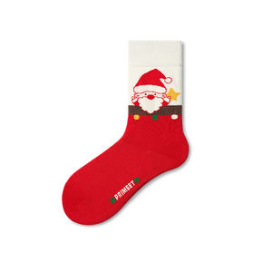 Chaussettes de Noël personnalisées pour hommes, chaussettes fantaisie à motifs amusants, chaussettes en coton au design original et original, cadeau pour hommes - Product Image 5