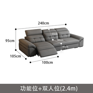 Sofá <span class=keywords><strong>cama</strong></span> de almacenamiento multifuncional moderno suave plegable de cuero genuino de Arte de cuero con carga USB - Product Image 4