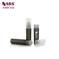 Flacon roll-on 5 ml en plastique PP PCR recyclé avec bouchon long, mini-contenant roll-on anti-démangeaisons pour soins de la peau