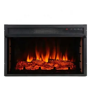 decorative electric Insert fireplace heater with colorful mantles