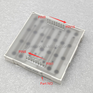 畅销 <span class=keywords><strong>2.3</strong></span> 英寸 8x8 点阵 LED 显示屏 HOUKEM-23088-BSR 共阴极 - Product Image 5
