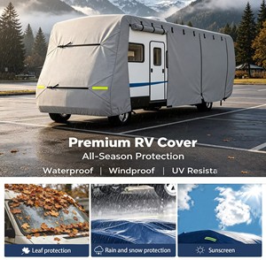 <span class=keywords><strong>Copertura</strong></span> <span class=keywords><strong>per</strong></span> Camper/<span class=keywords><strong>Roulotte</strong></span> in Poliestere Oxford, Impermeabile, Antipolvere, Resistente a Neve e Raggi UV, <span class=keywords><strong>per</strong></span> Esterni e Tutte le Condizioni Atmosferiche - Product Image 6