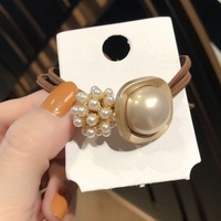Accessoires pour cheveux faits main style décontracté Instagram, serre-tête en perles, élastique rétro pour cheveux, vente en gros pour adultes