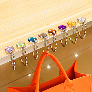 Biểu tượng tùy chỉnh gấp túi chủ PURSE móc phụ nữ trang trí thời trang đẹp có thể gập lại túi xách PURSE Bảng móc túi móc áo - Product Image 2