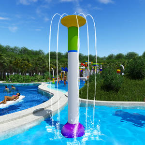 Прямая Продажа с завода, оцинкованная стальная пластиковая брызговая площадка для воды, оборудование для парка с распылителем для коммерческой наружной воды - Product Image 5