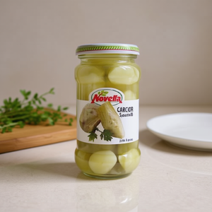 Carciofi Sgusciati Conservati in Salamoia Novella, Verdure in Conserva, 314 ml X 12 Pezzi, Conservare Refrigerato - Product Image 3