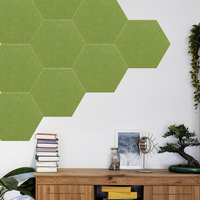 Panneaux muraux en feutre RPET autocollants, polyester recyclé, insonorisants, dalles murales acoustiques pour la décoration de la maison, du bureau et du studio