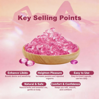 Capsules XINHEYU pour femmes : Plaisir intense, lubrification vaginale, stimulation de la libido, orgasme intense, 100 % naturel, sans œstrogène