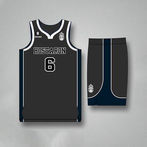 Uniforme de Baloncesto HOSTARON Nuevo, Transpirable, Bordado, de Malla, Conjuntos de Uniformes de Baloncesto Juveniles, <span class=keywords><strong>Camiseta</strong></span> de Baloncesto <span class=keywords><strong>Reversible</strong></span> - Product Image 1
