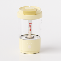 Nouvelle conception de mélangeur intelligent automatique rechargeable avec couvercle, tasse à café et à lait à mélange automatique, charge USB, auto-agitation