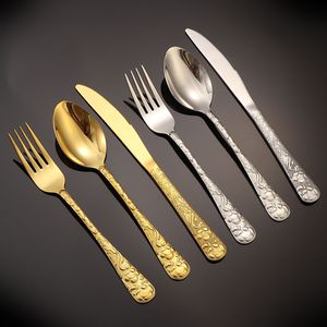 Stainless Steel Cutlery Set European Style Dishwasher Safe For Catering Steakhouse Western Restaurant - Product Image 3