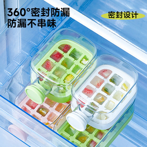 แม่พิมพ์ทำน้ำแข็งซิลิโคนเกรดอาหาร 2 ชั้น ไม่มีฝาปิด เครื่องทำน้ำแข็งสำหรับใช้ในบ้าน - Product Image 5