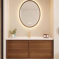 Vente directe usine : Meuble de salle de bain élégant avec lavabo, armoire blanche pour buanderie, meuble moderne en céramique