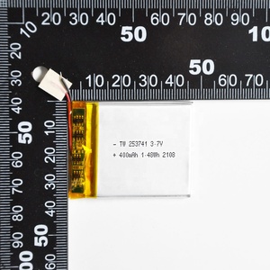 Baterías de Shenzhen OEM, Batería de Iones de Litio Recargable de <span class=keywords><strong>3</strong></span>.7V, 253741, 400mAh, Batería de Polímero de Iones de Litio - Product Image 4