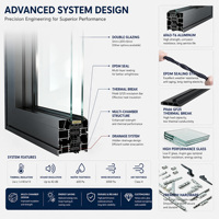 Ventana de Seguridad Abatible de Aluminio Personalizada con Malla de Seguridad de Acero Inoxidable para Edificios Residenciales y Comerciales