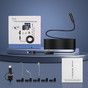 <span class=keywords><strong>Camera</strong></span> Nội Soi Kiểm Tra 3 Trong 1 Mới AN100/14 Ống Kính Lấy Nét Tự Động Kính Ngắm Chống Nước 5MP HD1944P Cáp 2M Type-C Cho Điện Thoại Android - Product Image 6