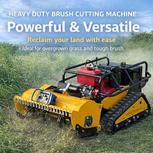 Livraison Gratuite Tondeuse Robot à Chenilles 800mm à Moteur Diesel, Petite Tondeuse Robotisée à Rayon de Braquage Zéro, Tondeuse Télécommandée, Tondeuse à Fléaux - Product Image 1