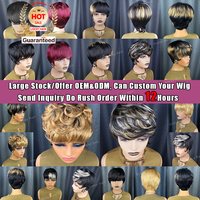 Perruque Courte Bob Indienne Bouclée Afro Rebondissante Tressée Sans Nœuds en Boîte Triangulaire pour Femmes, Perruques Mi-Tressées Cheveux Humains avec Dentelle Frontale 13x4
