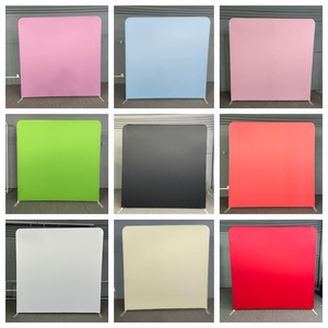 Soporte de Fondo de Tela Tensada de Color Sólido de 8x8 pies, Ligero y de Movimiento Libre, para Zona de Fotos y Paredes de Fondo en Estudios Fotográficos - Product Image 4