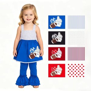 Ropa Casual con Estampado Festivo Personalizada para Equipos de Fútbol, Conjuntos de Verano para Bebés, Venta al Por Mayor, Nueva Moda, Precio de Fábrica - Product Image 2