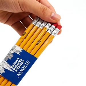 Meilleures ventes sur le marché nigérian – Crayon HB jaune en bois de qualité supérieure de 7 pouces avec gomme rouge sur le dessus, personnalisable en gros - Product Image 4