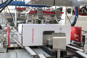 Envoltura de plástico automática Industrial profesional <span class=keywords><strong>Caser</strong></span> Larga <span class=keywords><strong>vida</strong></span> útil Trabajo continuo Comida barata Nuevo Motor de motor PLC de acero - Product Image 5