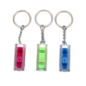 Porte-clés avec mini niveau à bulle en plastique, précision 1 mm, largeur 15 mm - Product Image 2