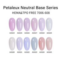 Vernis à ongles en gel UV LED sans HEMA ni TPO, série neutre avec logo personnalisé