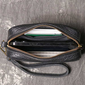 Men Genuine Leather Chest Bag First Layer Cowhide Outdoor Casual Crossbody Bag Multifunction Shoulder <b>Small</b> <b>Backpack</b> - Product Image 5